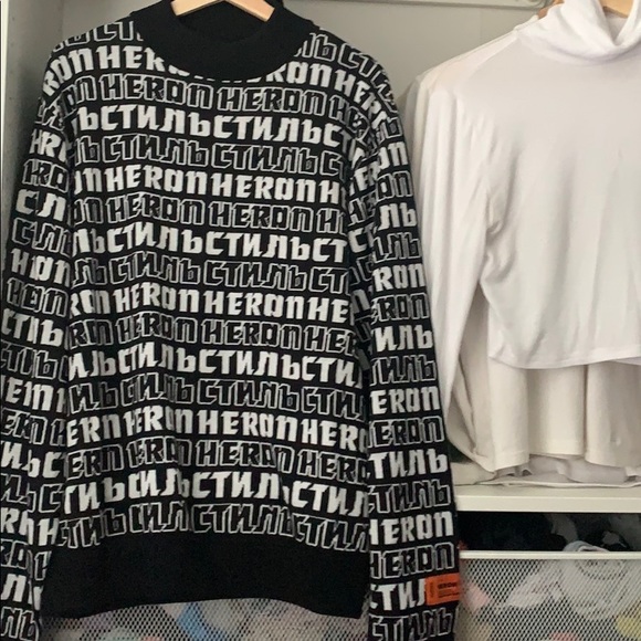 SOLD❗️Heron Preston Knit Sweater - Picture 4 of 7